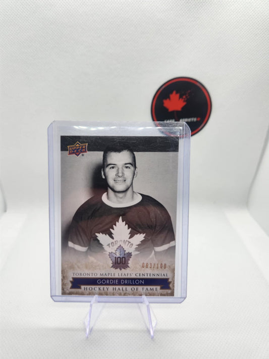 2017-18 Toronto Maple Leafs Centennial Gold Gordie Drillon /100