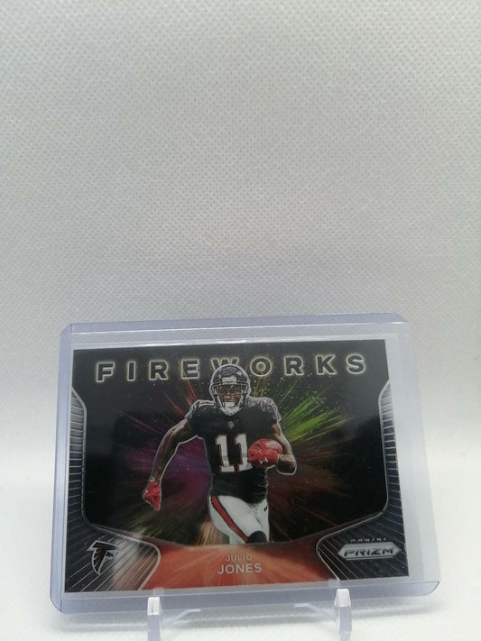 Julio Jones 2020 Panini Prizm Fireworks Atlanta Falcons