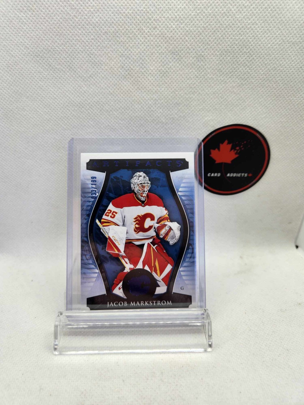 2023-24 Upper Deck Artifacts Royal Blue Jacob Markstrom /199
