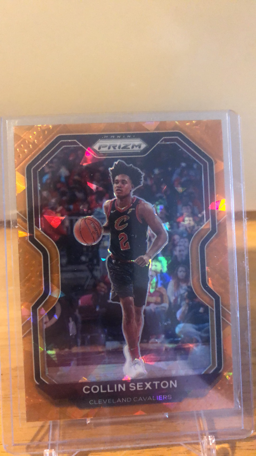 2020-21 Panini Prizm NBA #225 Collin Sexton Cavaliers Orange Ice MINT