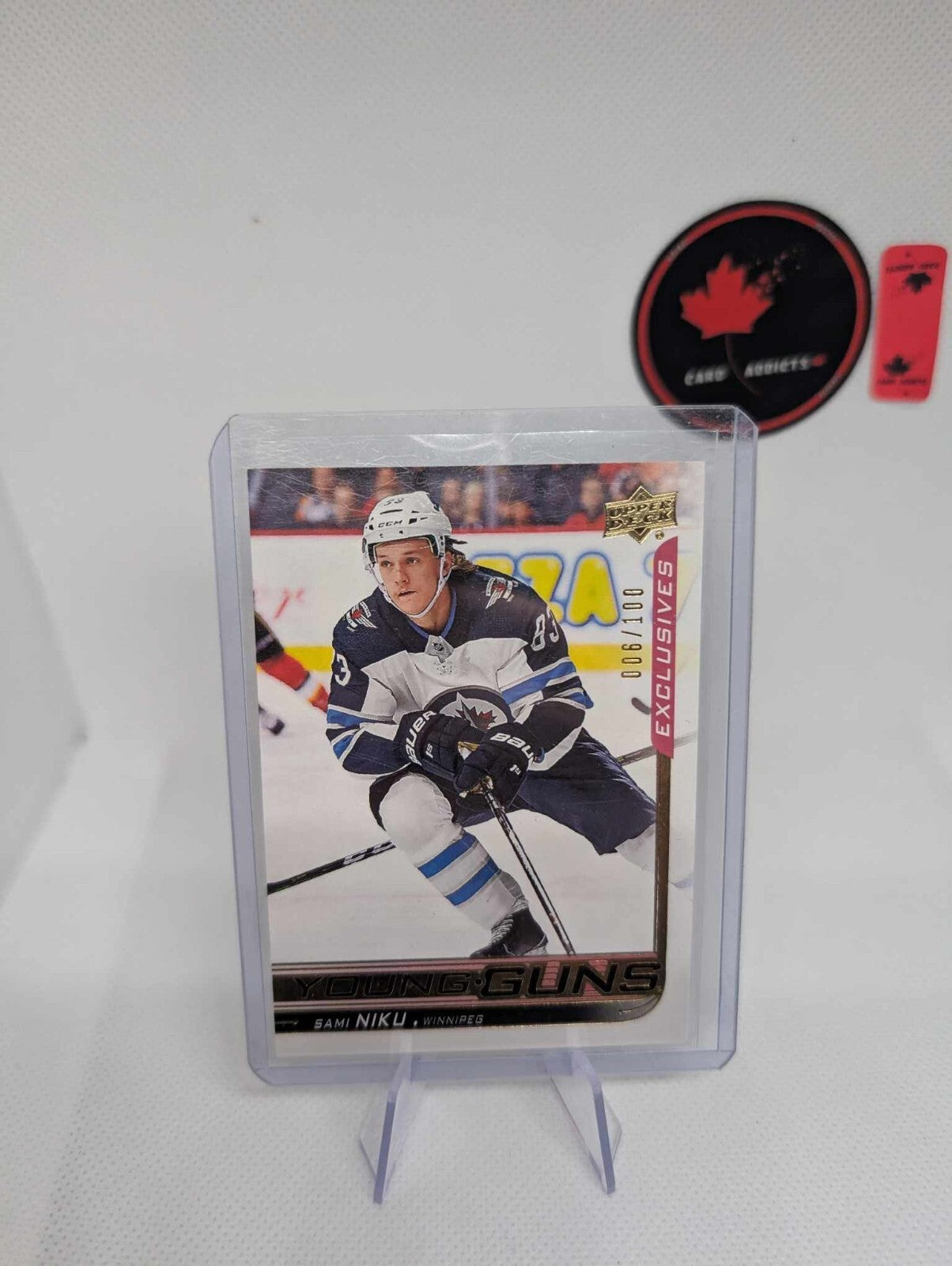 2018-19 Upper Deck Young Guns Exclusives #474 Sami Niku /100