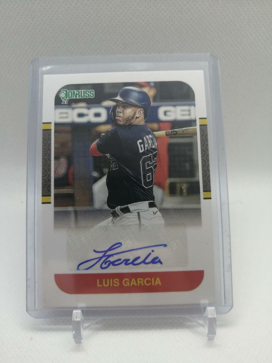 2021 Donruss Baseball ‘87 Retro Auto Luis Garcia #87S-LVG 🔥📈🔥