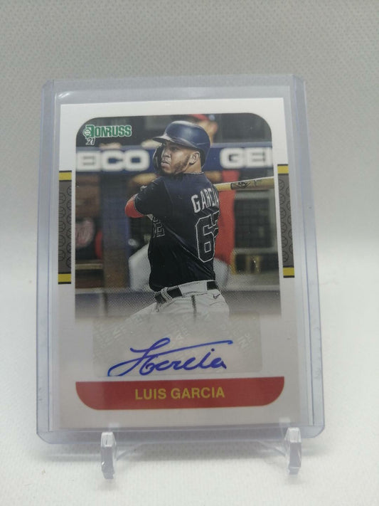 2021 Donruss Baseball ‘87 Retro Auto Luis Garcia #87S-LVG 🔥📈🔥