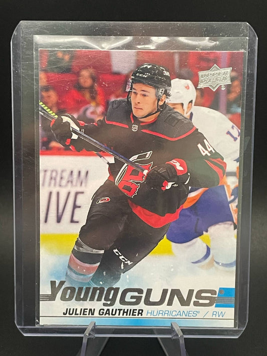 2019-20 Upper Deck Series 2 Young Guns Julien Gauthier #498