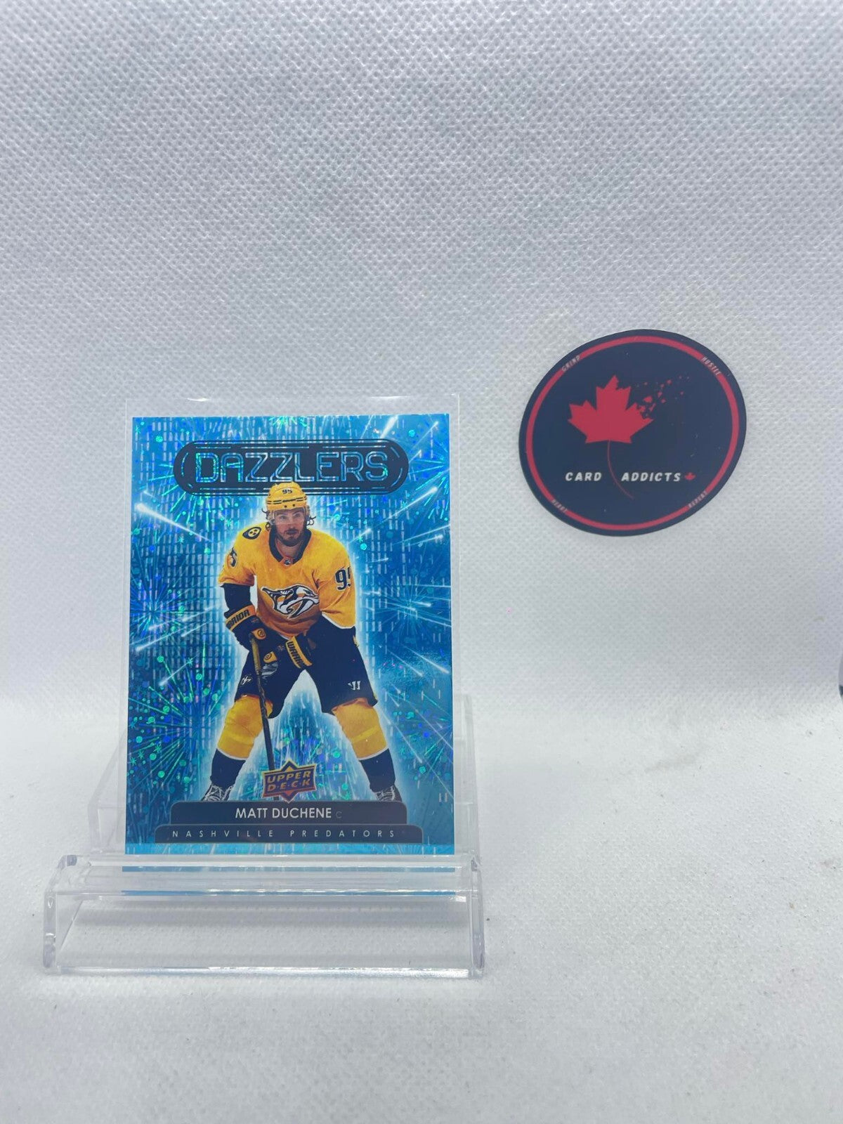 Matt Duchene 22-23 Upper Deck Series 1 Dazzlers Blue #DZ-26 Nashville Predators