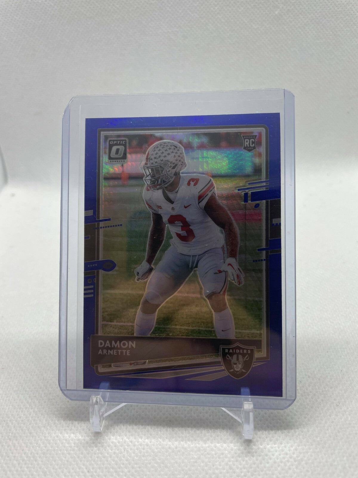 2020 Donruss Optic Blue Scope Rated Rookie Damon Arnette