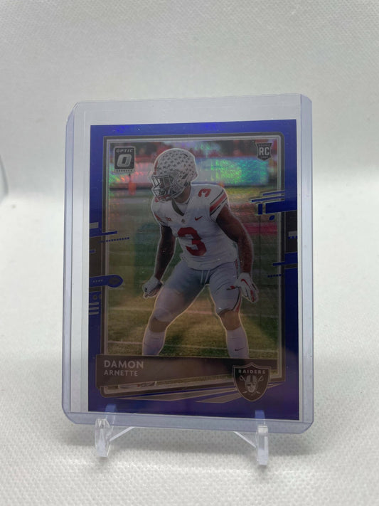 2020 Donruss Optic Blue Scope Rated Rookie Damon Arnette