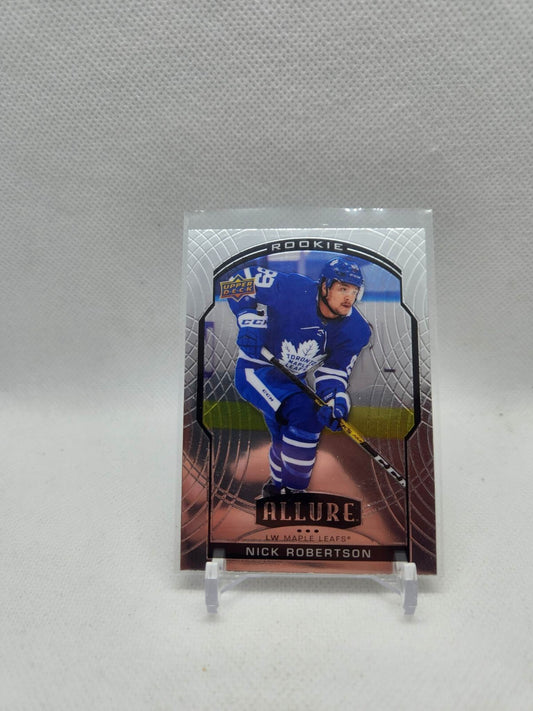 2020-21 UD Allure ROOKIE #99 Nick Robertson Toronto Maple Leafs