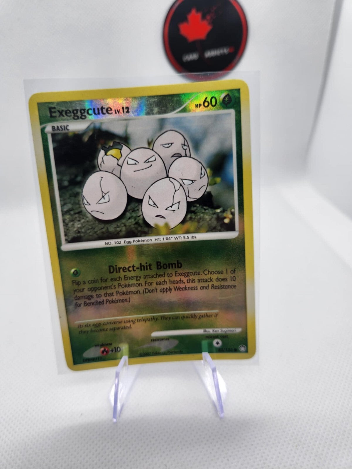Exeggcute - 82/123 - Common MP English Pokemon Mysterious Treasures