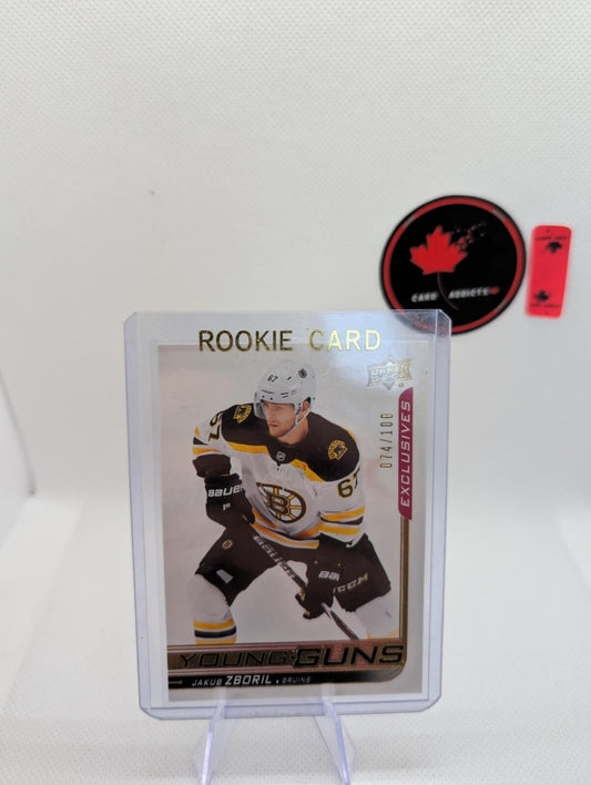 2018-19 Upper Deck Young Guns UD Exclusives /100 Jakub Zboril #498 Rookie RC