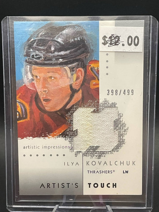 2002-03 UD Artistic Impressions Artist's Touch Jerseys #ATIK Ilya Kovalchuk /499