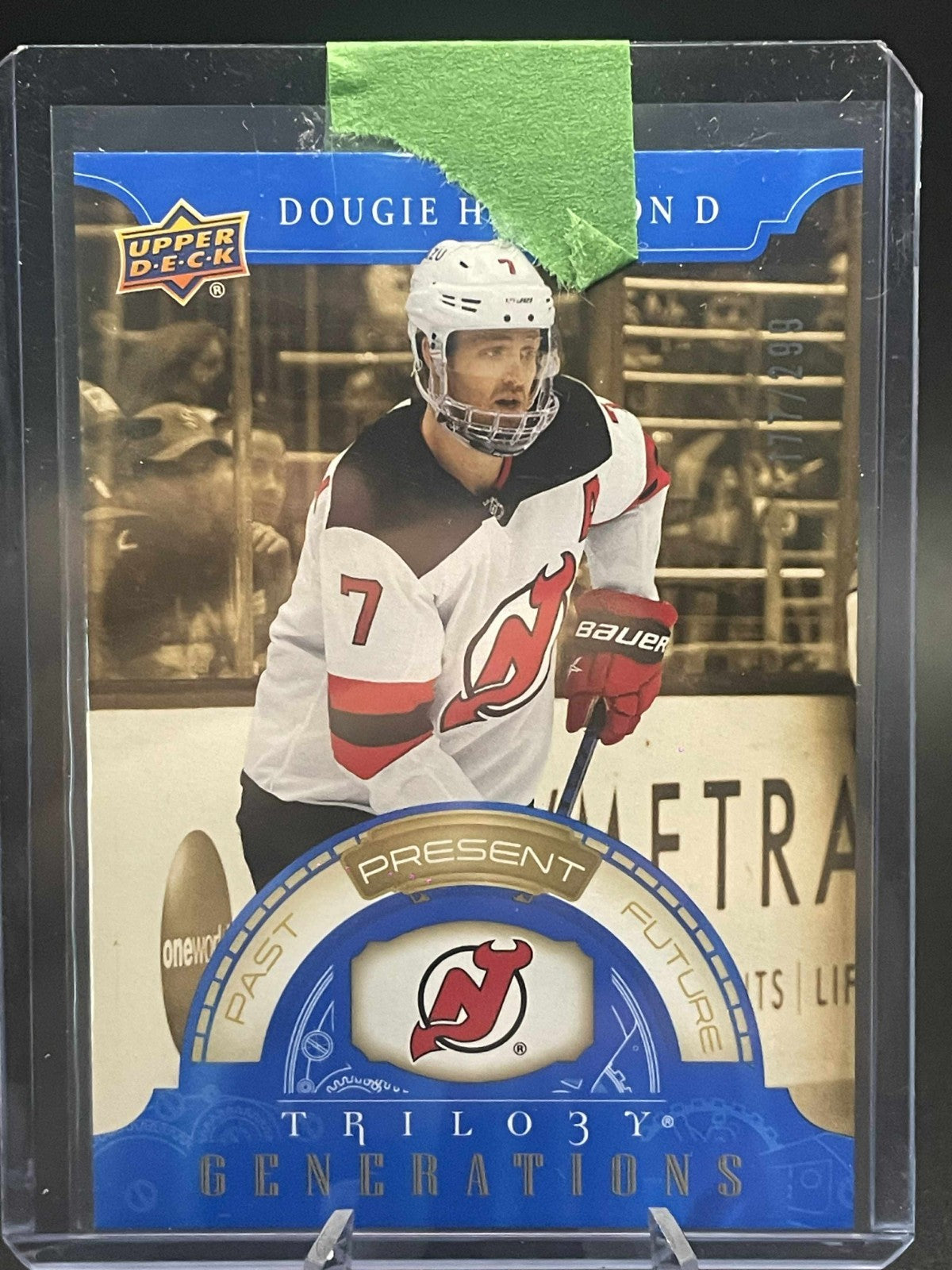 2022-23 Upper Deck Trilogy Generations Blue Dougie Hamilton #TG-18B