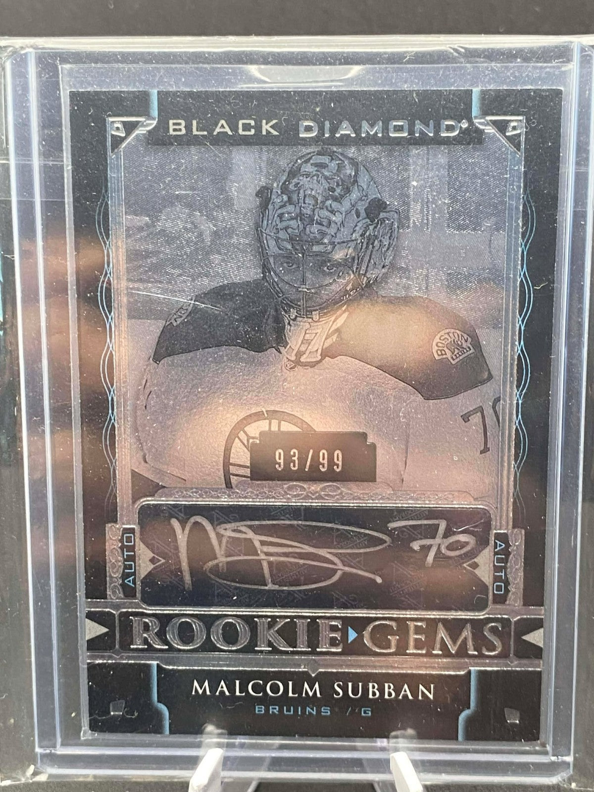 2016 UPPER DECK BLACK DIAMOND MALCOM SUBBAN ROOKIE GEMS SIGNATURES RC AUTO /99