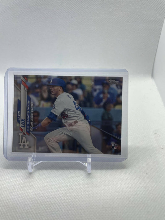 2020 Topps Update Gavin Lux RC #U-234 LA Dodgers Rookie