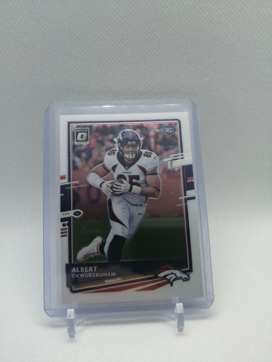 2020 Panini Donruss Optic Football Albert Okwuegbunam Rookie RC #124 Broncos