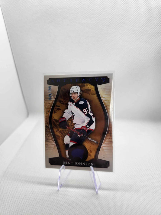 2023-24 Upper Deck Artifacts Ruby Kent Johnson #/199