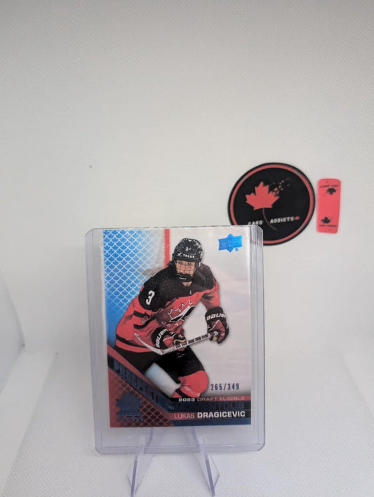 2022-23 Upper Deck Team Canada Juniors Lukas Dragicevic /349 #PM-20 Team Canada