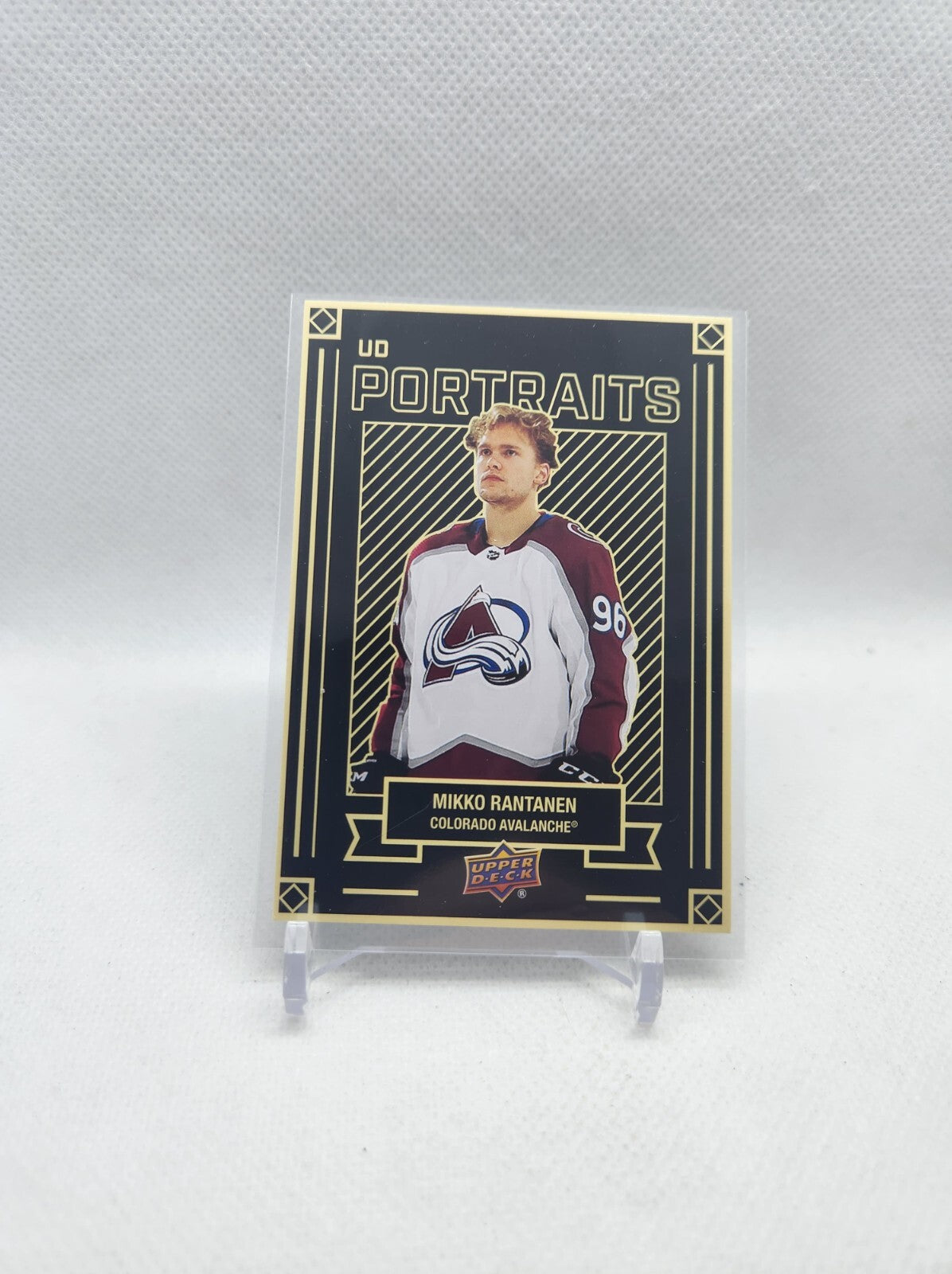 Mikko Rantanen 2022-23 Upper Deck Series 1 UD Portraits #P-3 Colorado Avalanche