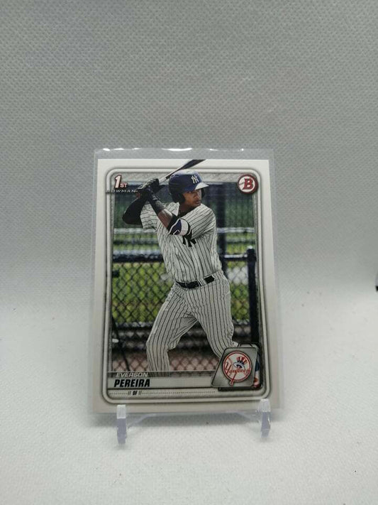 2020 Bowman 1st Paper Everson Pereira RC Rookie Card NY Yankees #BP-51