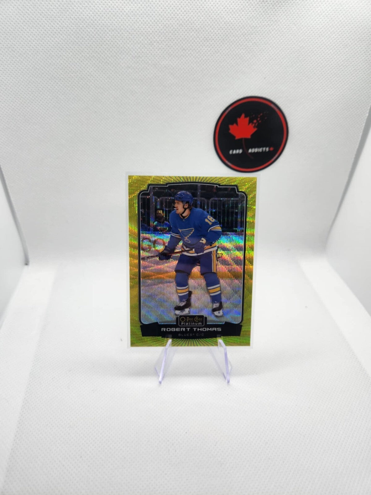 Robert Thomas Neon Yellow Surge 2022-23 O-Pee-Chee Platinum #156