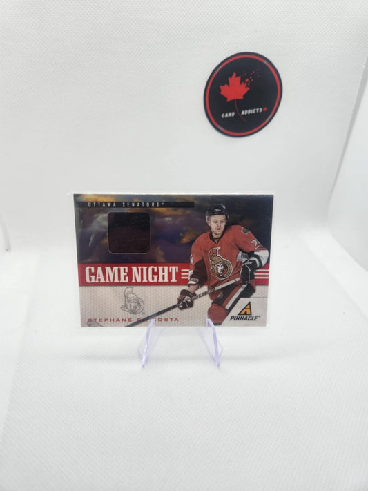 Stephane Da Costa - 2011 Panini Pinnacle Game Night Jersey Card #21 - Senators