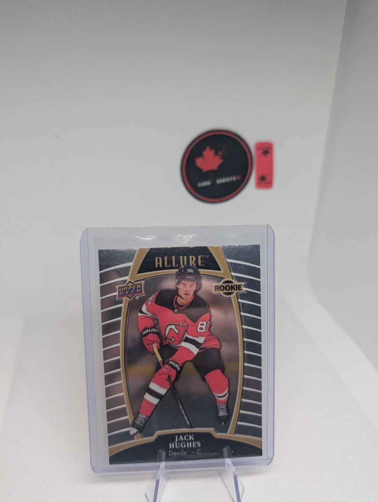 2019-20 Upper Deck Allure Rookies Jack Hughes 100 Rookie NM/Mint Card#