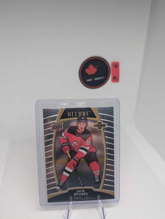 2019-20 Upper Deck Allure Rookies Jack Hughes 100 Rookie NM/Mint Card#