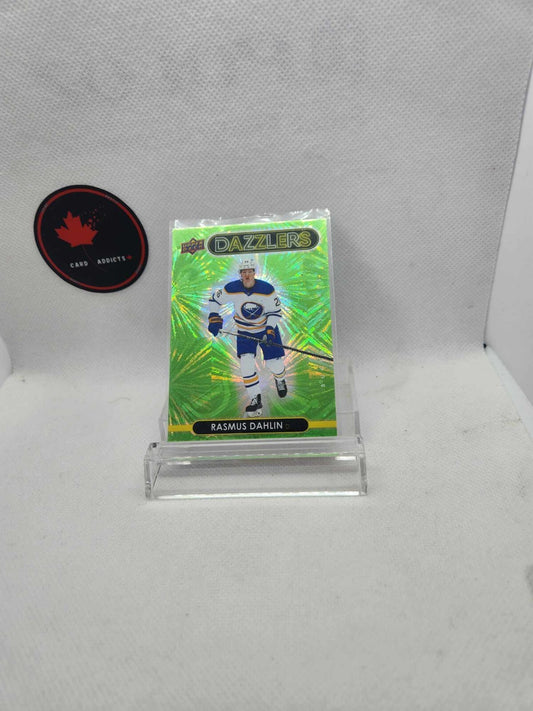2021-22 Upper Deck Dazzlers Green #DZ-7 Rasmus Dahlin
