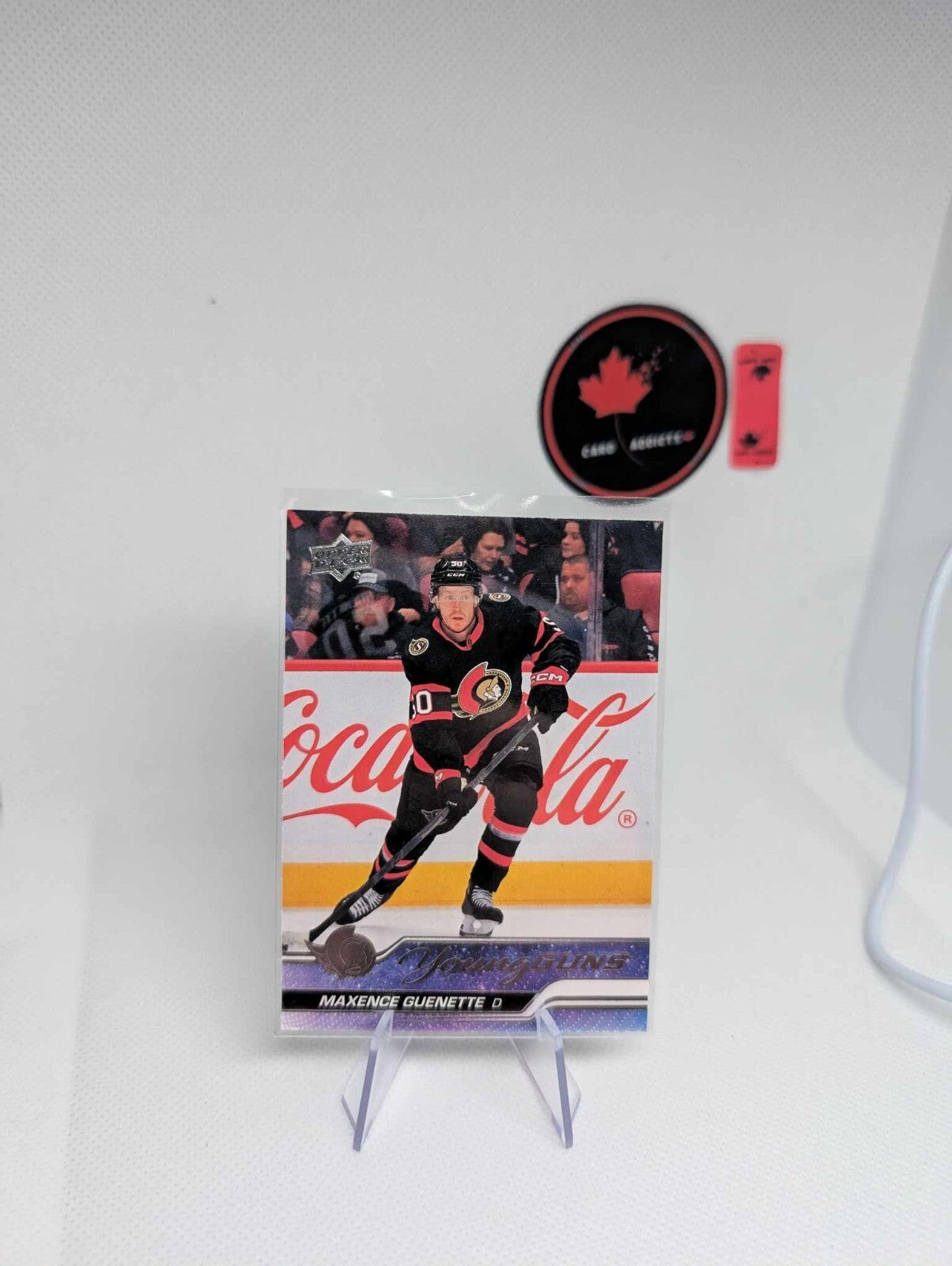 2023-24 Upper Deck Series 2 Young Guns Rookie MAXENCE GUENETTE #455 Senators RC