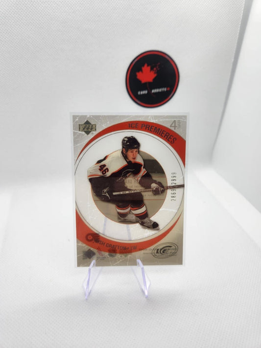 2005-06 Upper Deck Ice Premieres Rookie Level 4 JOSH GRATTON #239 SP /2999