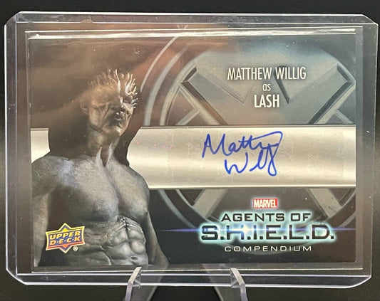 2020 Upper Deck Marvel Agents of SHIELD Compendium Actor Matthew Willig Auto