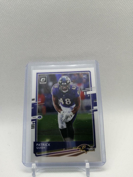 2020 Panini Donruss Optic Football Patrick Queen Rookie RC #118 Baltimore Ravens