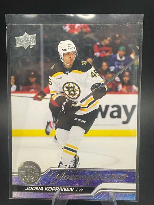 2023-24 Upper Deck Series 1 Young Guns JOONA KOPPANEN #203 3 Available