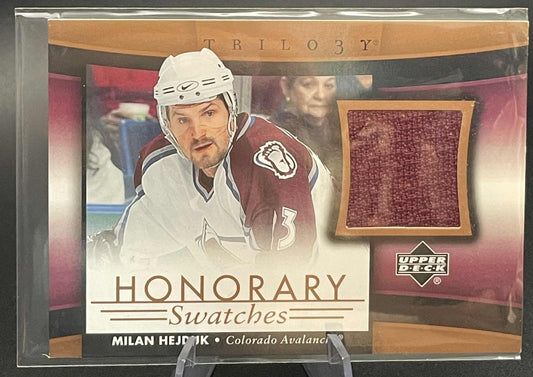2005-06 Upper Deck Trilogy Honorary Swatches Jersey #HSMH Milan Hejduk