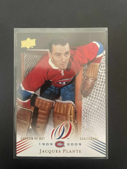 08 Upper Deck Canadiens Centennial Jacques Plante Base #33 REF I