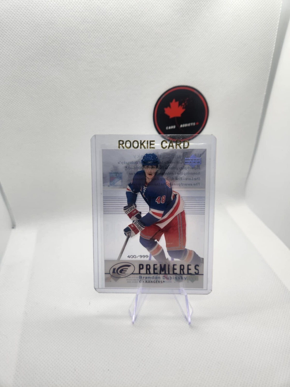 2007-08 UD Ice Premieres Rookie Brandon Dubinsky /999 #168