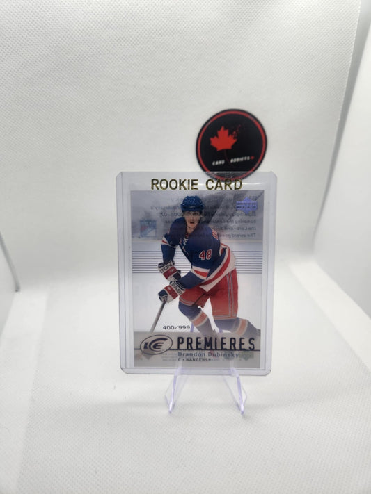 2007-08 UD Ice Premieres Rookie Brandon Dubinsky /999 #168