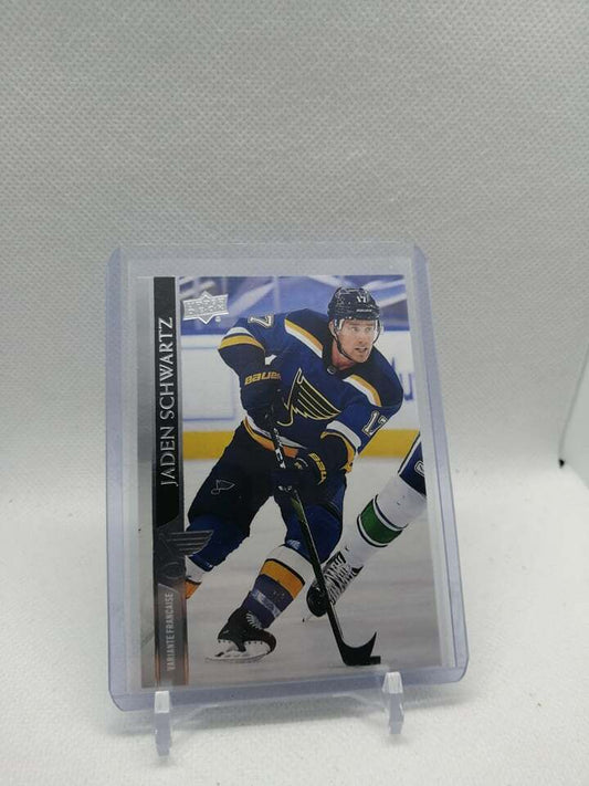 2020-21 Ud Base French Variation Jaden Schwartz