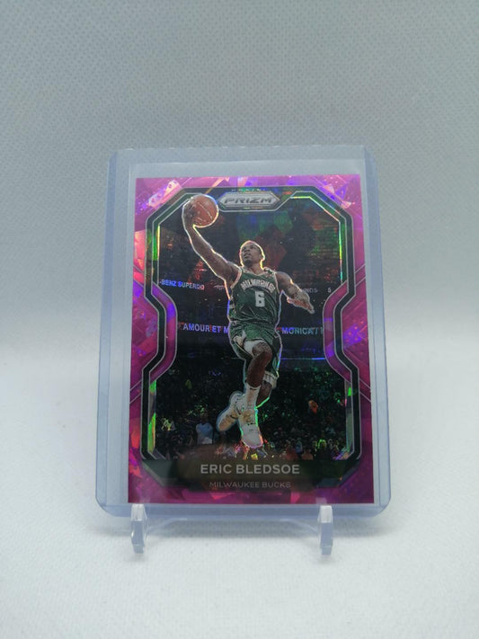 🔥2020-21 PANINI PRIZM PINK CRACKED ICE ERIC BLEDSOE #17 *MILWAUKEE BUCKS*🔥
