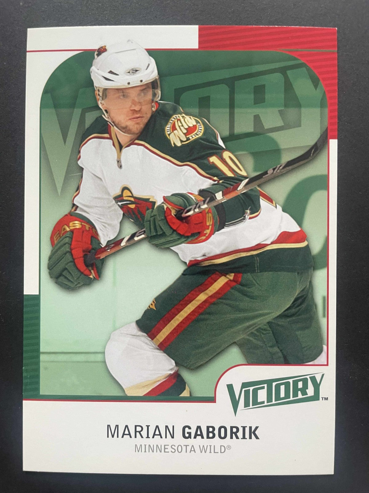 2009-10 Upper Deck Victory Hockey Oversized Jumbo Marian Gaborik #OS22 REF I