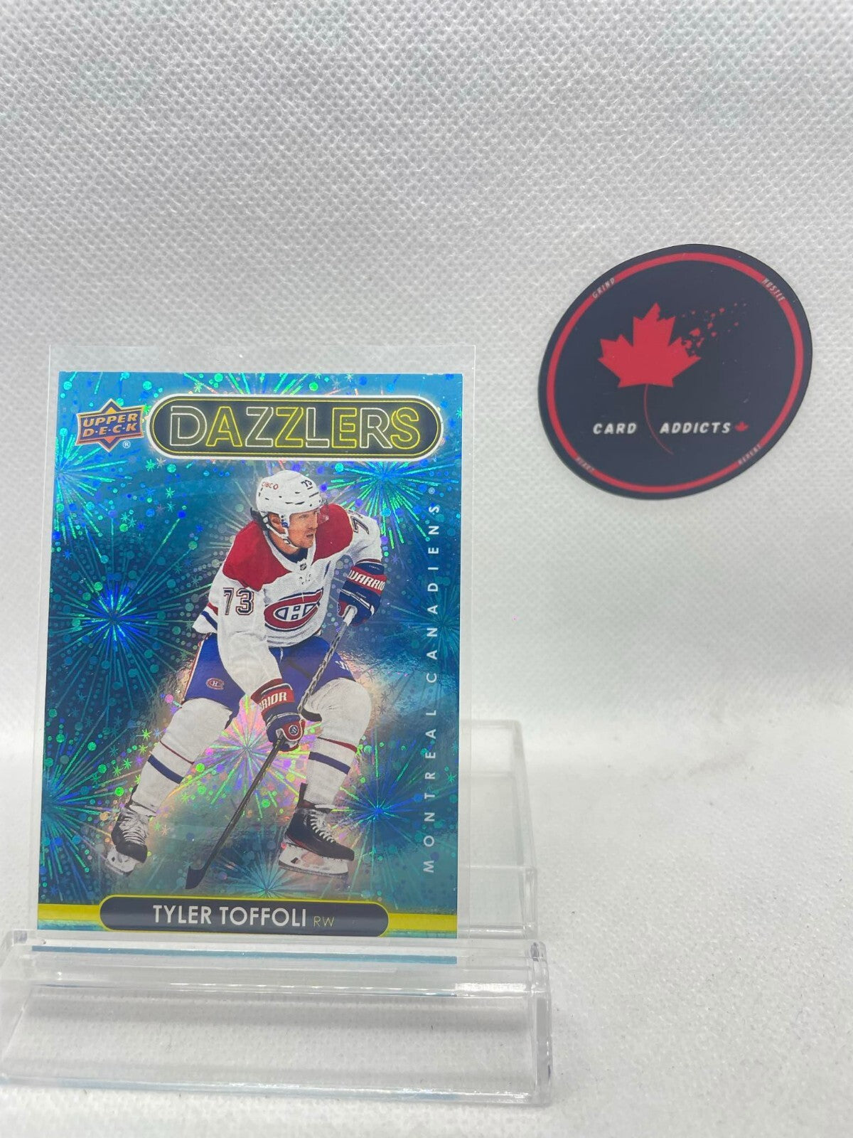 Tyler Toffoli 2021-22 Upper Deck Dazzlers Blue