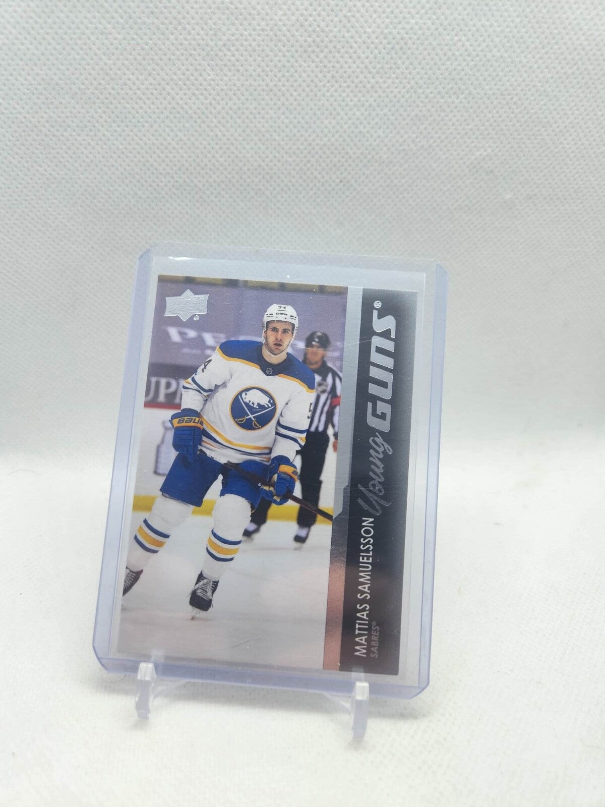 2021-22 Upper Deck Young Guns Rookie #230 Mattias Samuelsson YG RC Buffalo Sabre