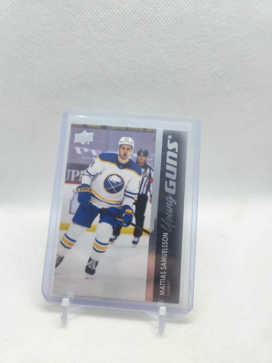 2021-22 Upper Deck Young Guns Rookie #230 Mattias Samuelsson YG RC Buffalo Sabre
