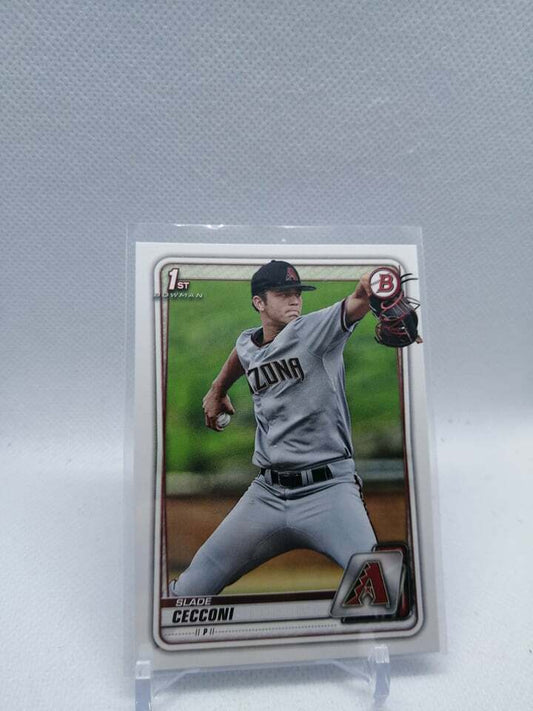 2020 1st Bowman Draft Prospects Slade Cecconi - Diamondbacks Paper BD-85