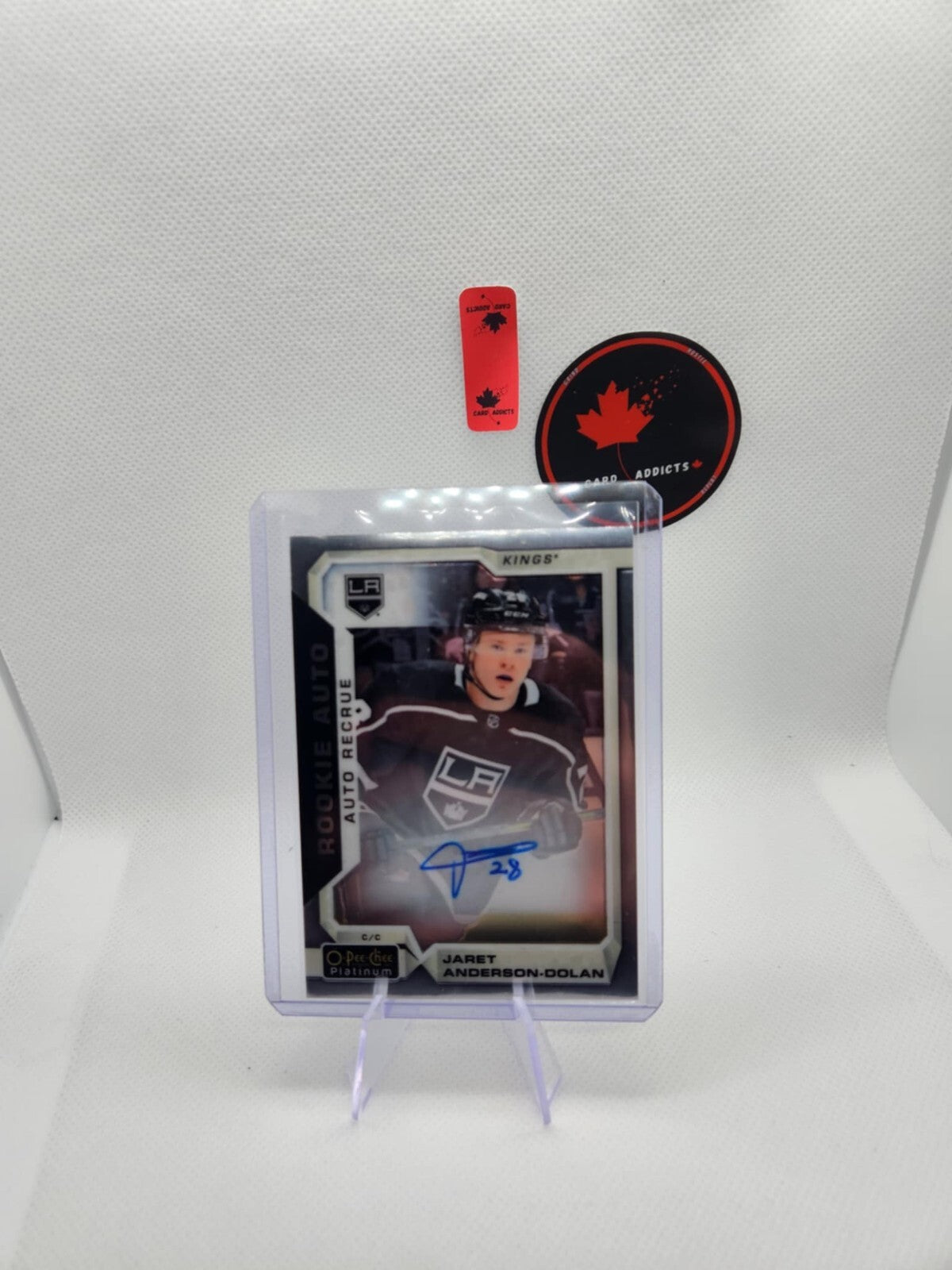 2018-19 OPC O-pee-Chee Platinum Rookie Auto # R-JD Jaret Anderson-Dolan