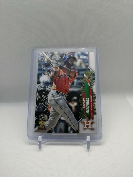 2020 Topps Holiday Yordan Alvarez Rookie --Gold Cup--#HW105 Winter