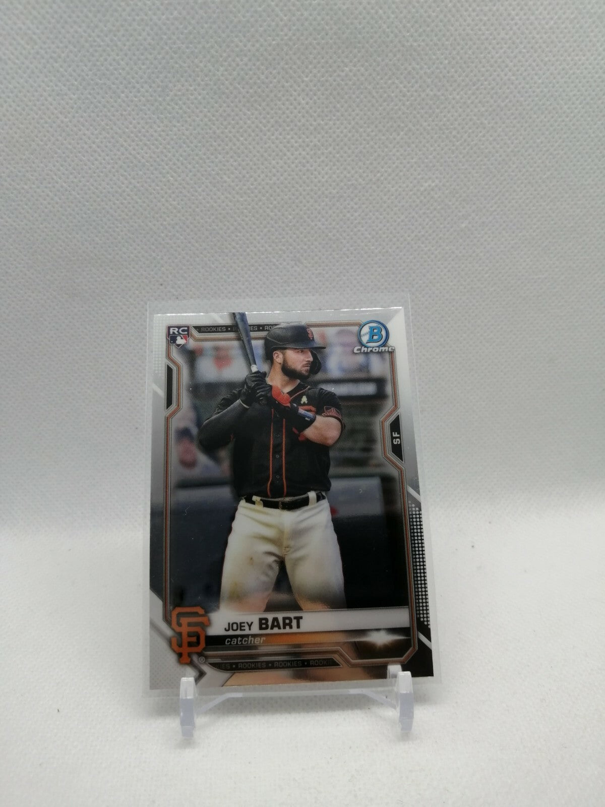 Joey Bart 2021 Bowman Chrome Rookie Card RC #23 San Francisco Giants