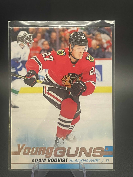 2019-20 Upper Deck Young Guns #492 Adam Boqvist
