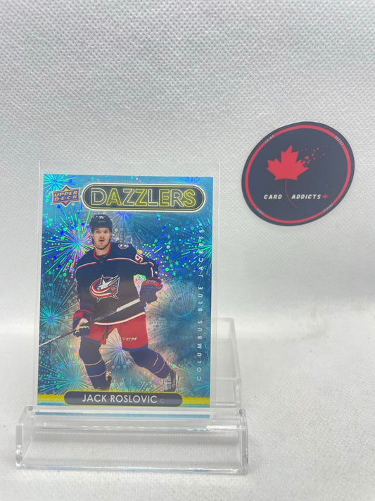 Jack Roslovic 2021-22 Upper Deck Dazzlers Blue