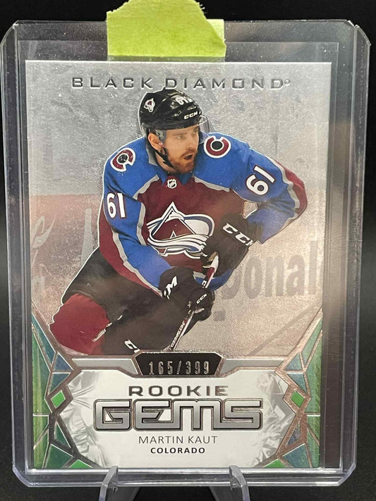 2020-21 Upper Deck Black Diamond Rookie Gems Martin Kaut /399 Colorado Avalanche